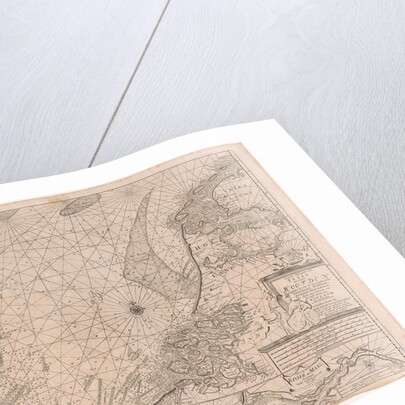 Sea chart of the southern part of the North Sea and part of the east coast of England, Gerard van Keulen by Anonymous
