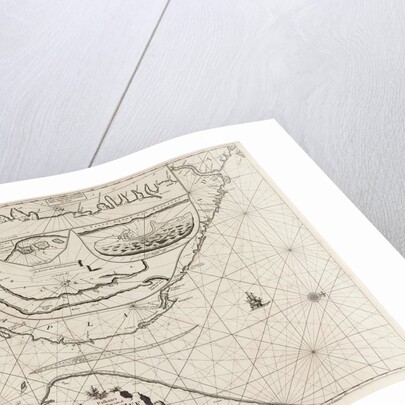 Sea chart of part of the coast of the Kola peninsula in Russia by unknown