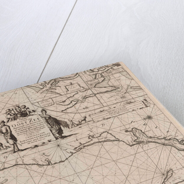 Sea chart of a portion of the Baltic coast of Poland and Latvia by unknown