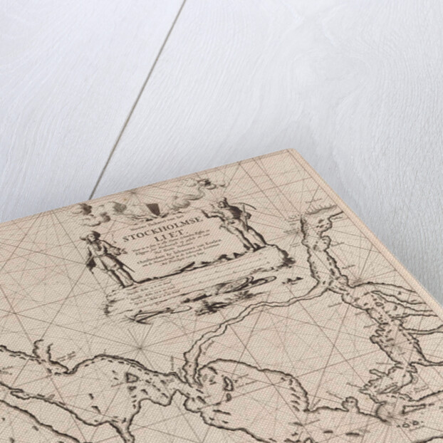 Map of the waters around Stockholm by Anonymous