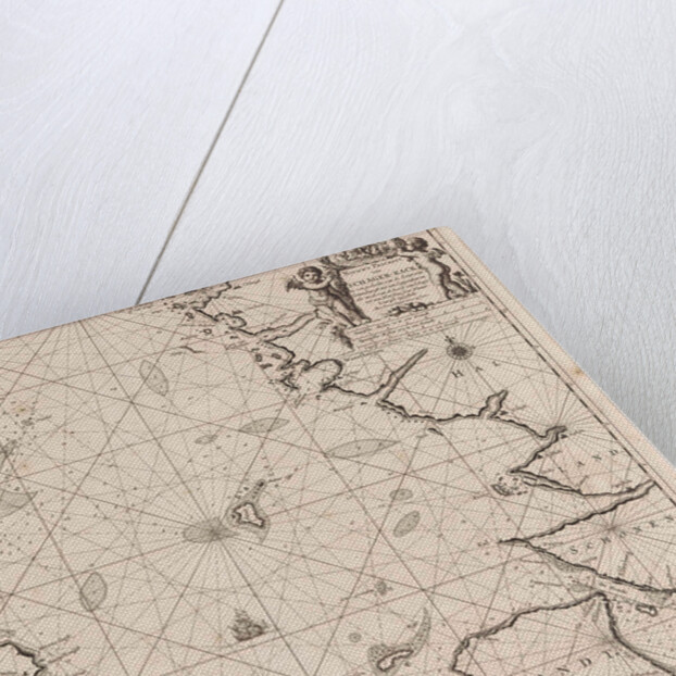 Sea chart of Denmark in the Skagerrak and Kattegat by unknown