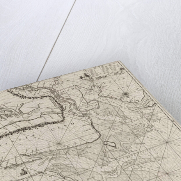 Sea chart of part of the Elbe, the Weser and Jadebusen by Anonymous