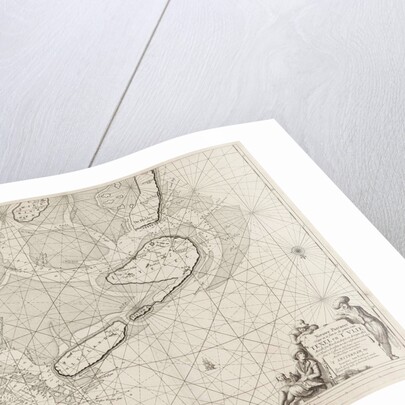 Sea chart of the Wadden Sea from Den Helder to Terschelling by Anonymous
