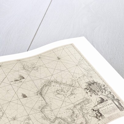 Sea chart of the Baltic and North Sea by Anonymous
