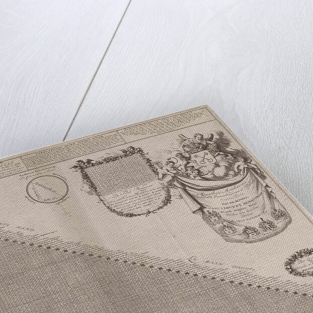 Distance Chart for some places in Europe by Pieter van der Aa I