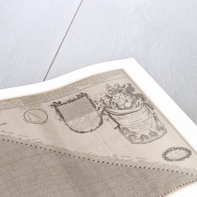 Distance Chart for some places in Europe by Pieter van der Aa I