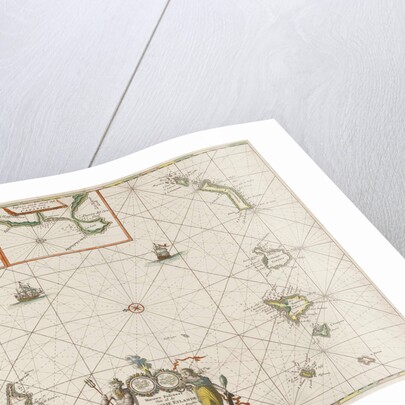 Sea chart of the Canary Islands by Anonymous