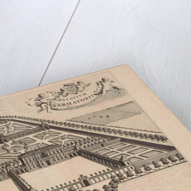 View of a country retreat by Caspar Luyken