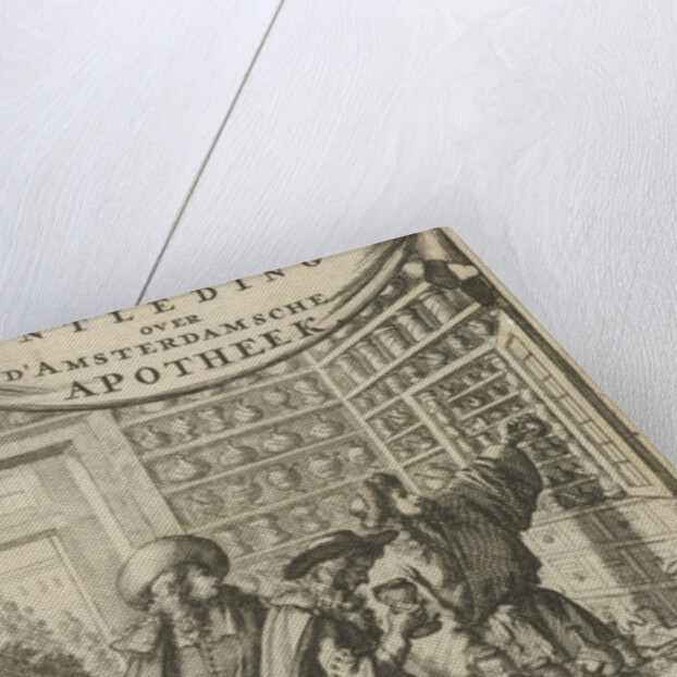 Interior of a pharmacy by Jan Claesz ten Hoorn