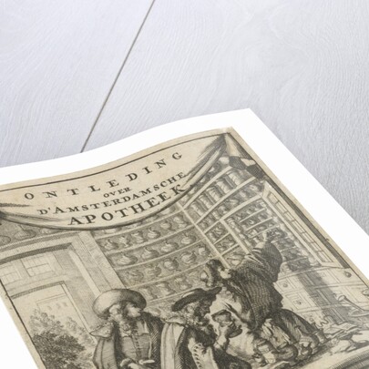 Interior of a pharmacy by Jan Claesz ten Hoorn