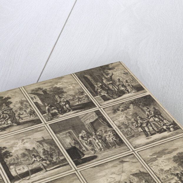 Twelve pictures from 'Des menschen begin, midden en einde' by Cornelis van der Sys