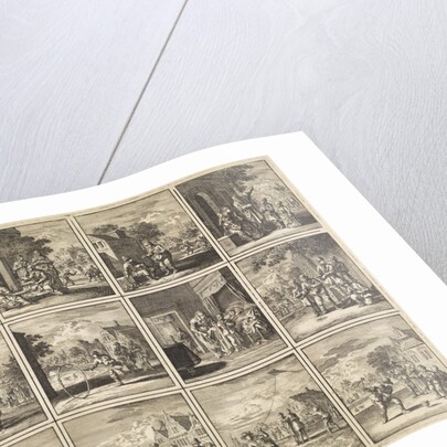 Twelve pictures from 'Des menschen begin, midden en einde' by Cornelis van der Sys