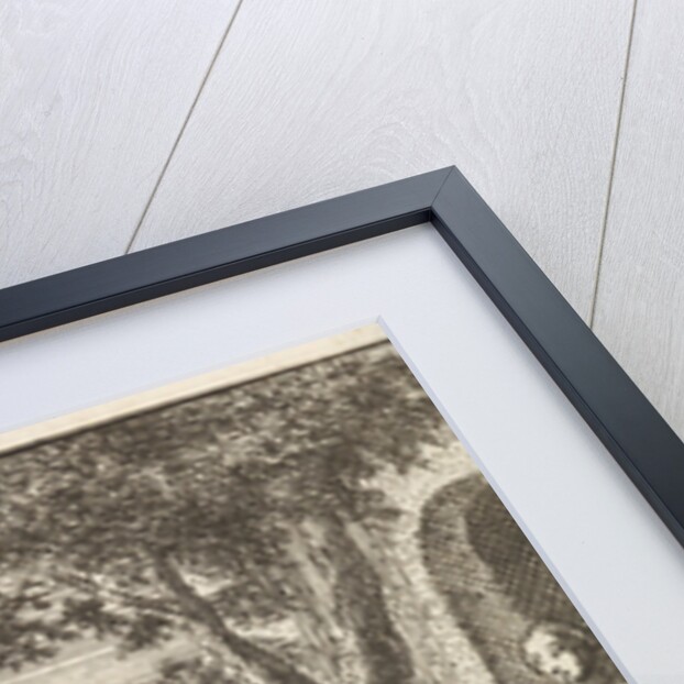 Two men witness a funeral passing by Cornelis van der Sys