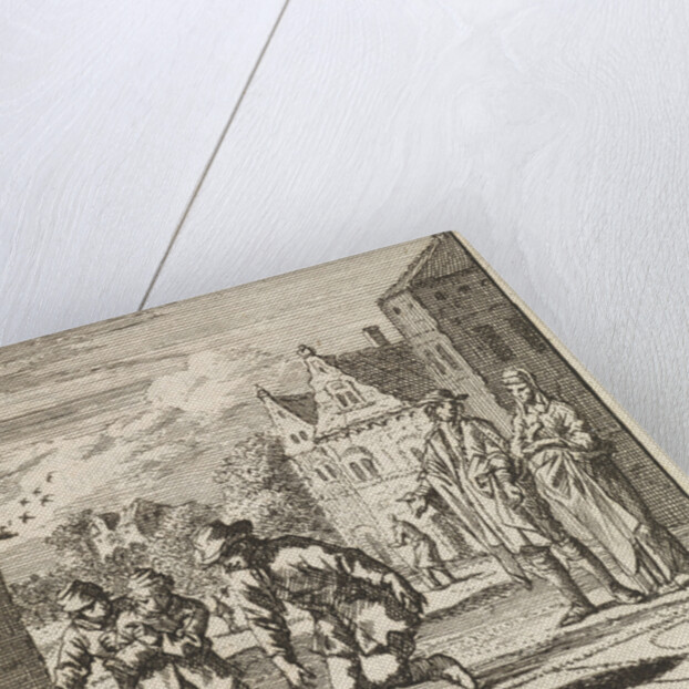 Children playing by Cornelis van der Sys