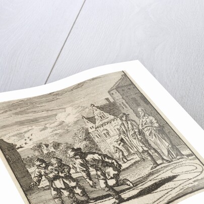 Children playing by Cornelis van der Sys