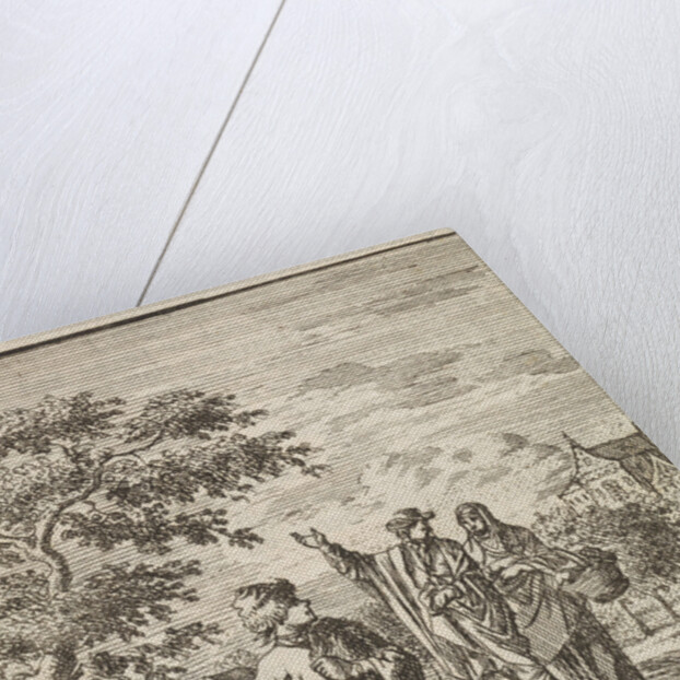 A boy swinging a stone by Pieter Arentsz II