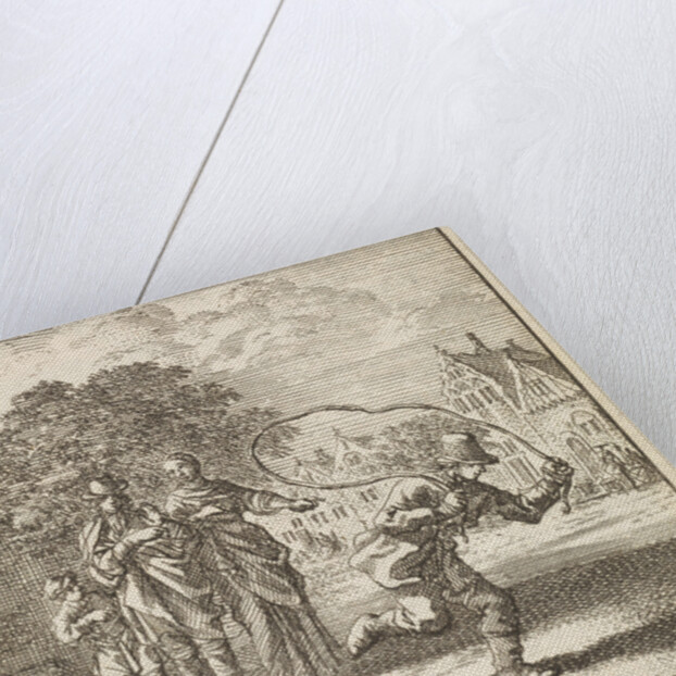 Boy with a skipping rope by Cornelis van der Sys