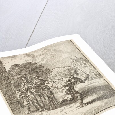 Boy with a skipping rope by Cornelis van der Sys