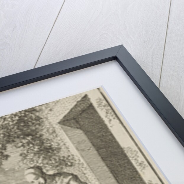 Mother points her child to a school by Cornelis van der Sys