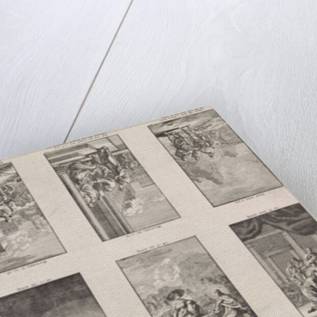 Eight New Testament scenes on a sheet by Pieter Arentsz & Cornelis van der Sys II