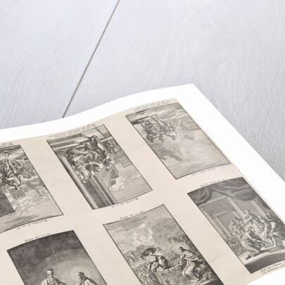 Eight New Testament scenes on a sheet by Pieter Arentsz & Cornelis van der Sys II