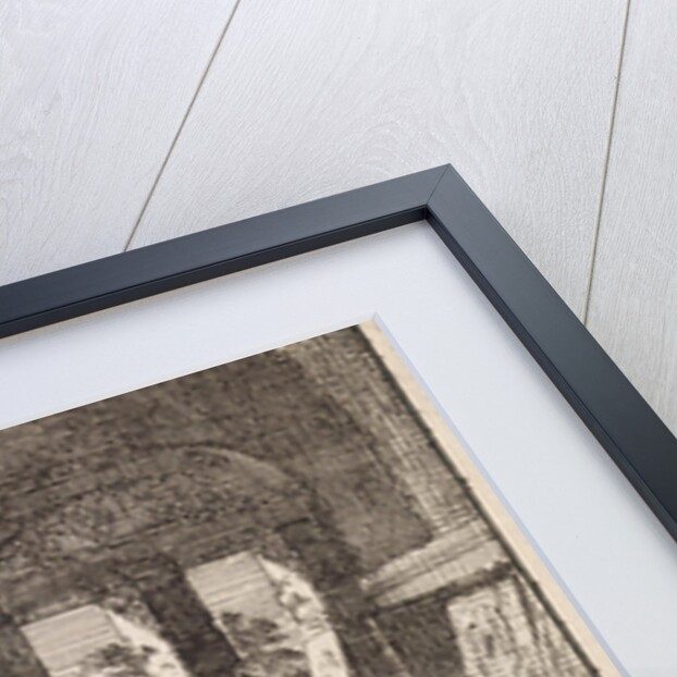 Sick man is lonely in bed while outside two men walking past by Pieter Arentsz & Cornelis van der Sys II