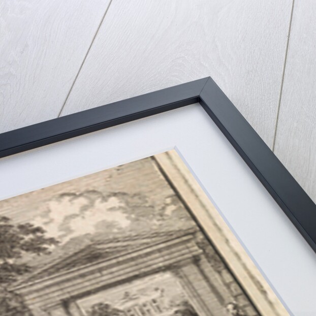 A woman fills a bucket of water on a jetty by Cornelis van der Sys II