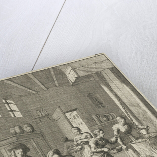 Manufacture of sorbet in a kitchen at Rosette by Jan Luyken