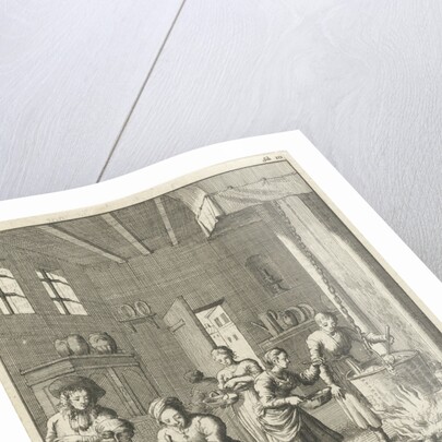 Manufacture of sorbet in a kitchen at Rosette by Jan Luyken