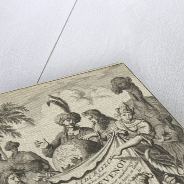 Jean de Thevenot talking to a Turk by Jan Luyken