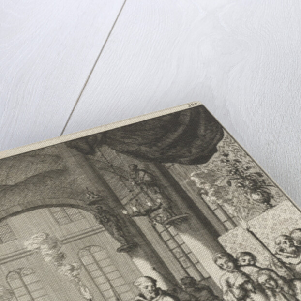 Foot Washing of the travelers in a monastery in Jerusalem by Jan Luyken