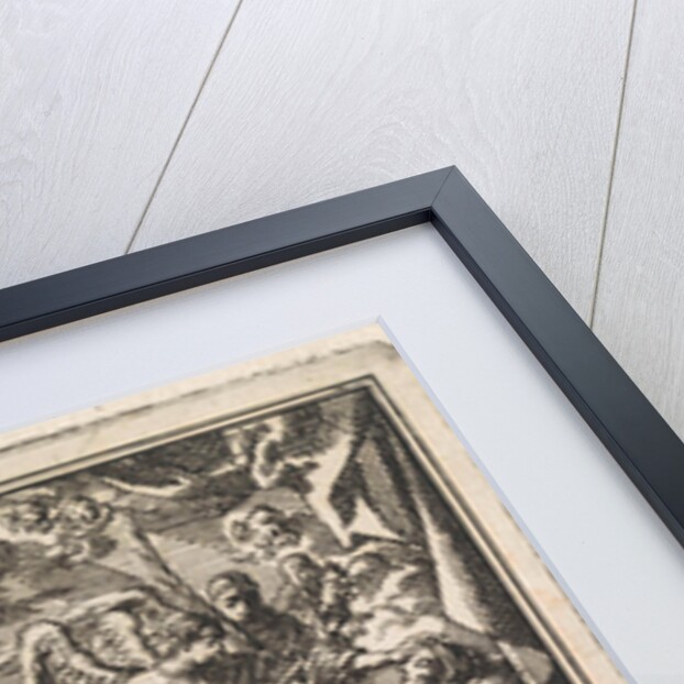 Death is about to cut the thread of life of a dying woman by Cornelis van der Sys II