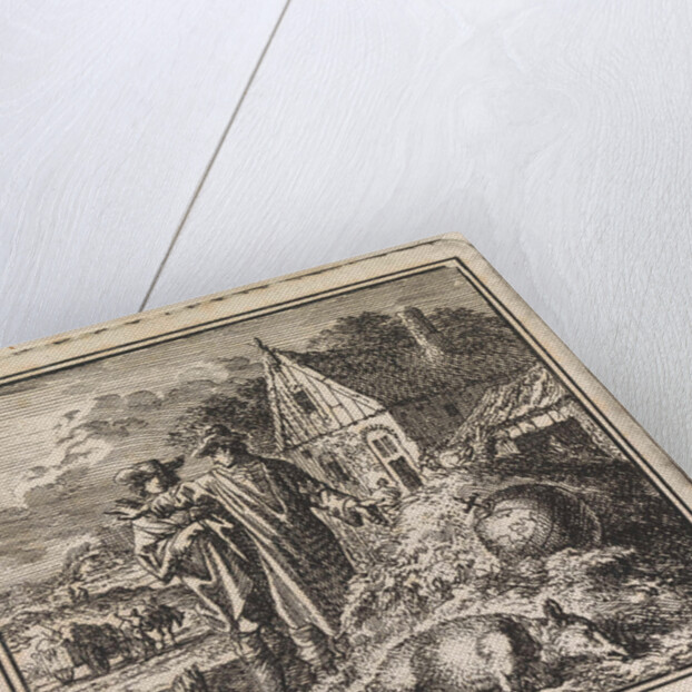 Two men near a dunghill by Pieter Arentsz & Cornelis van der Sys II