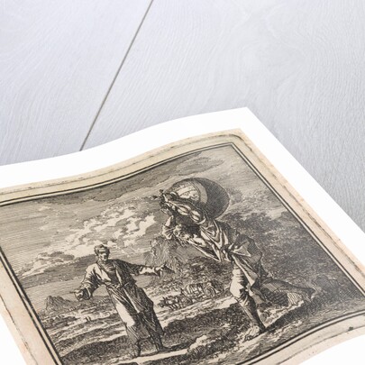 Man carries the world on his back by Pieter Arentsz & Cornelis van der Sys II