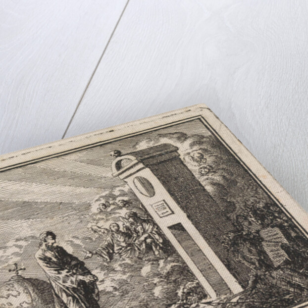 Man before the gate of the dead world by Pieter Arentsz & Cornelis van der Sys II