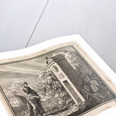 Man before the gate of the dead world by Pieter Arentsz & Cornelis van der Sys II