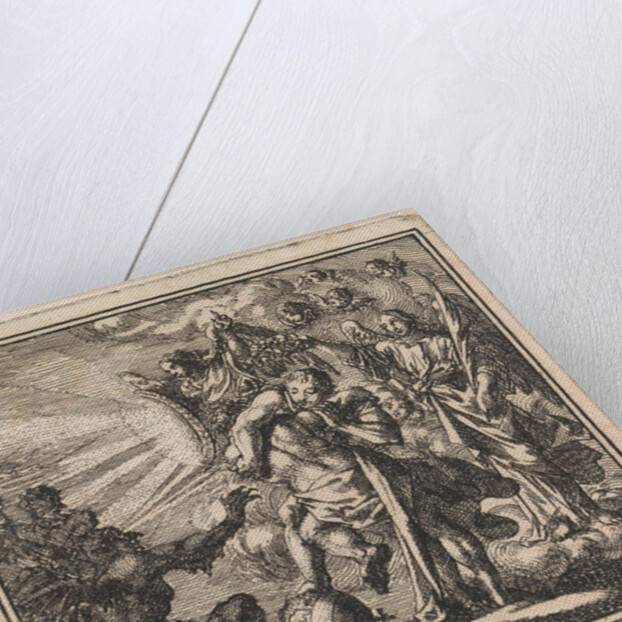 Wrestling Party between personifications of Equanimity and self-will by Pieter Arentsz & Cornelis van der Sys II