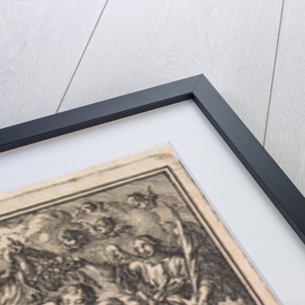 Wrestling Party between personifications of Equanimity and self-will by Pieter Arentsz & Cornelis van der Sys II