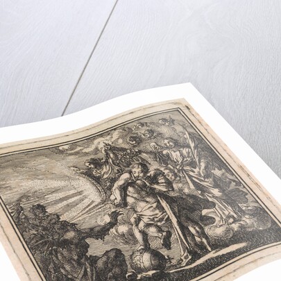 Wrestling Party between personifications of Equanimity and self-will by Pieter Arentsz & Cornelis van der Sys II