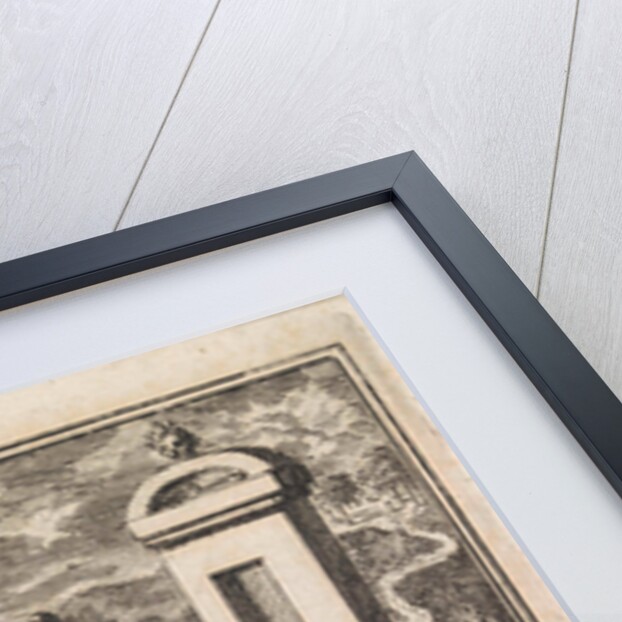 To pass through the narrow gate that leads to the narrow road, the man carrying the globe is too wide by Pieter Arentsz & Cornelis van der Sys II