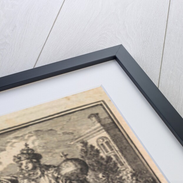 Man is burdened by the weight of the dignitary on his back, whose cloak is carried by death and the devil by Cornelis van der Sys II