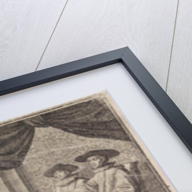 Blasphemer is grabbed by the devil by Frantz Martin Hertzen