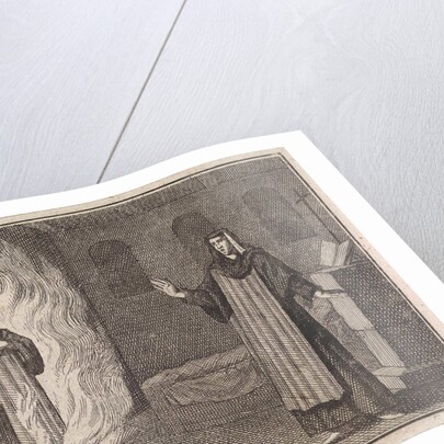 Johanna Catherine appears as a spirit in purgatory for her friend Magdalena S. à Alexio by Frantz Martin Hertzen