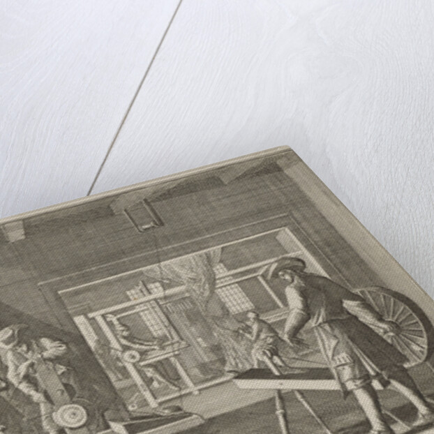 Address card of Abraham van Wylick by Caspar Luyken