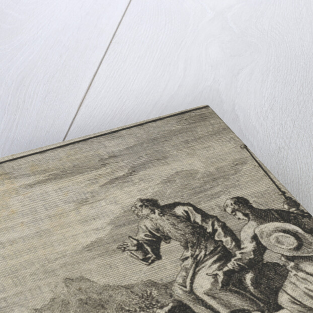 Wandering soul finds Simon Cleophas by Barent Visscher