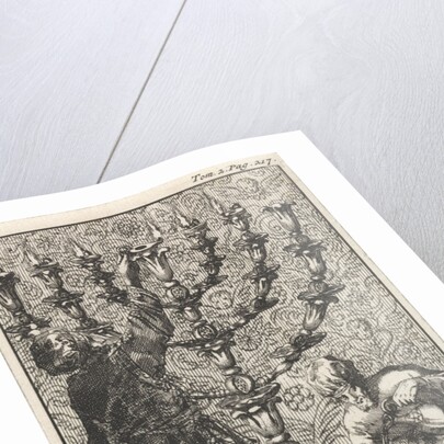 Golden Menorah, candelabrum by Pieter Mortier