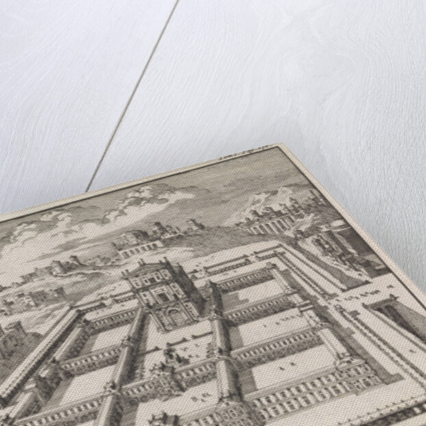 Temple of Solomon in Jerusalem by Pieter Mortier