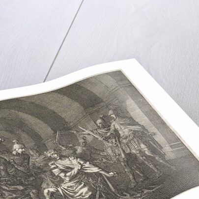 Emperor Caligula attacked in a vault by an armed gang and killed by Pieter Mortier