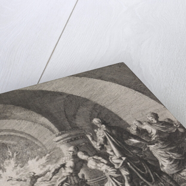 David's tomb opened by order of Herod for the second time by Pieter Mortier