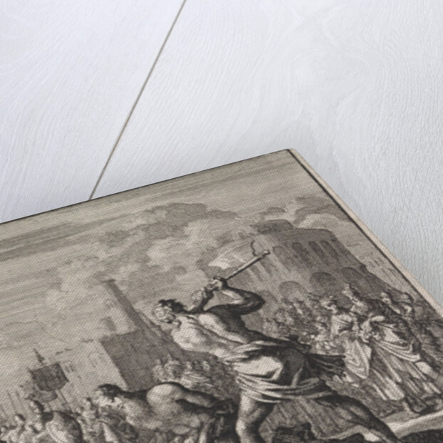 The beheading of Antigonus ordered by Anthony by Pieter Mortier